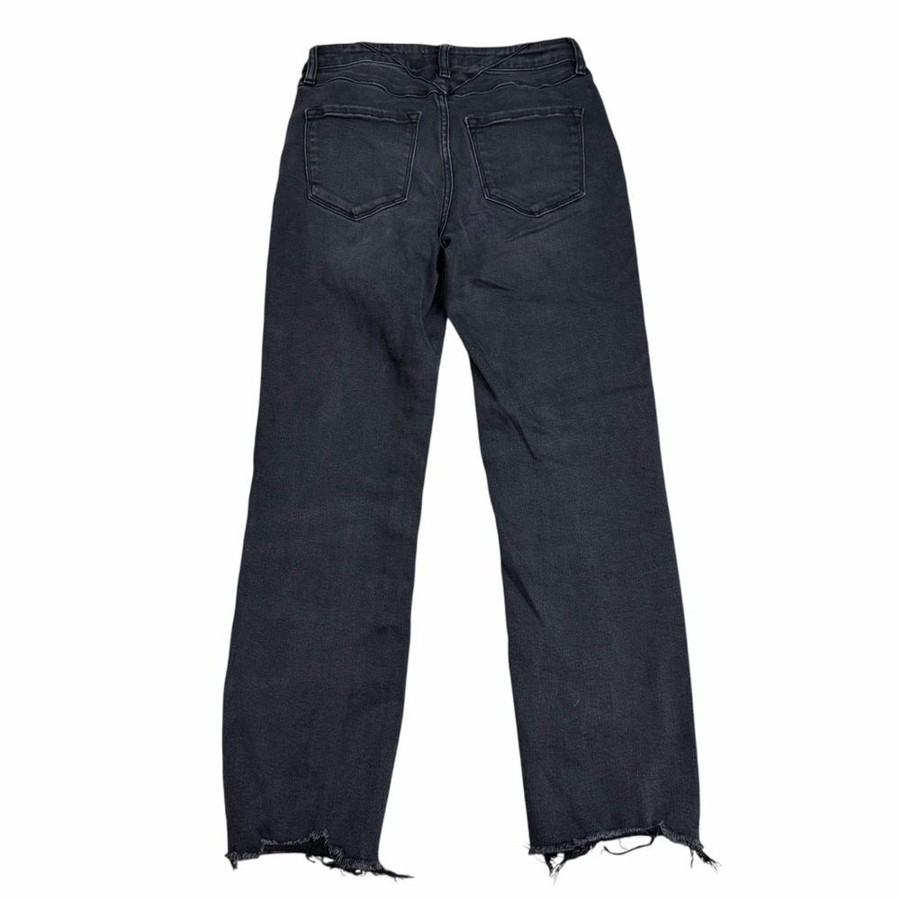 KanCan Signature Kurvy High Rise Cropped Straight Jeans | Black | Size 26 - Picture 5 of 6